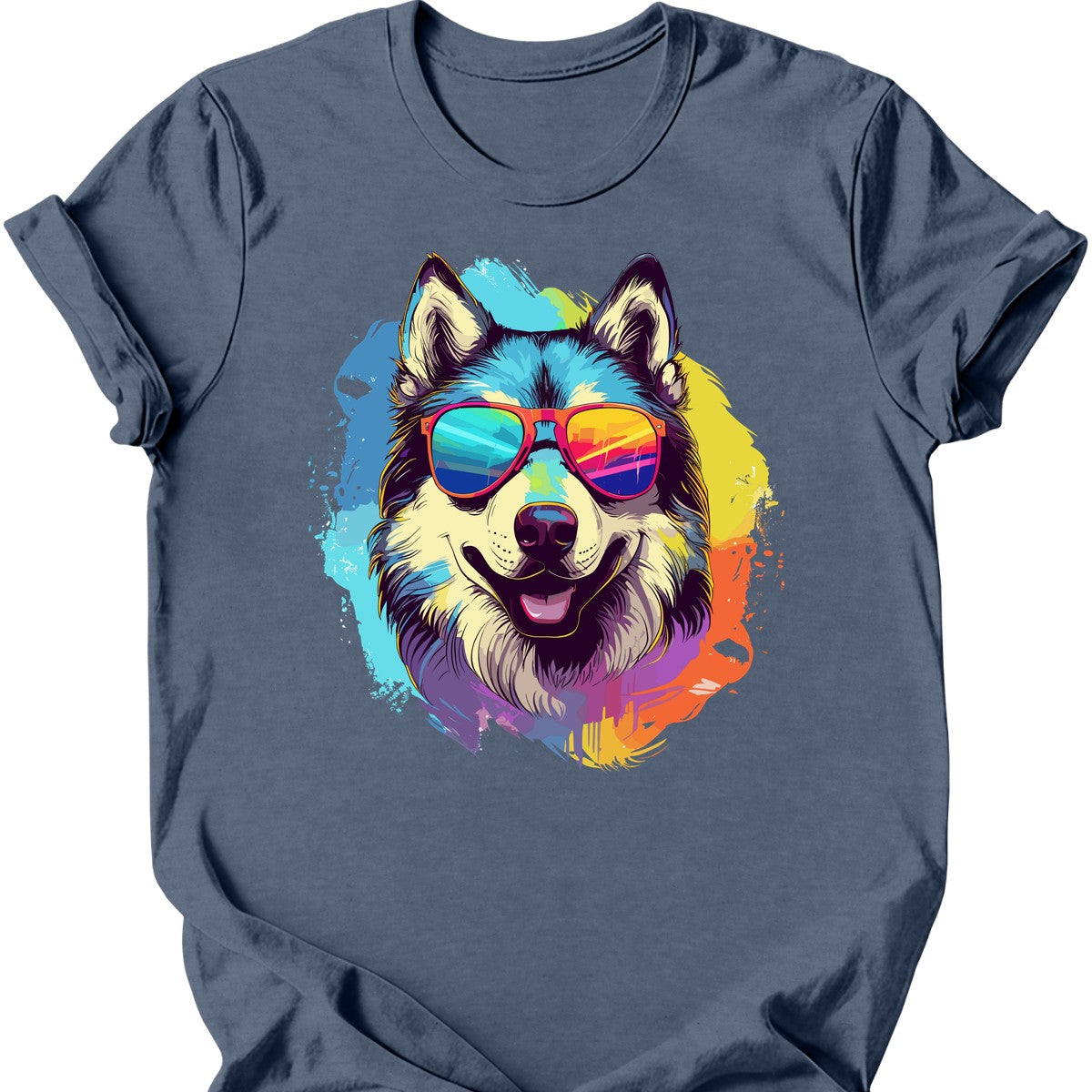 Malamute - Top Dog T-Shirt - Heather Indigo