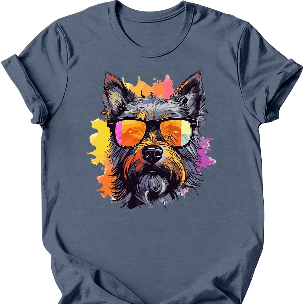 Belgian Laekenois - Top Dog T-Shirt - Heather Indigo