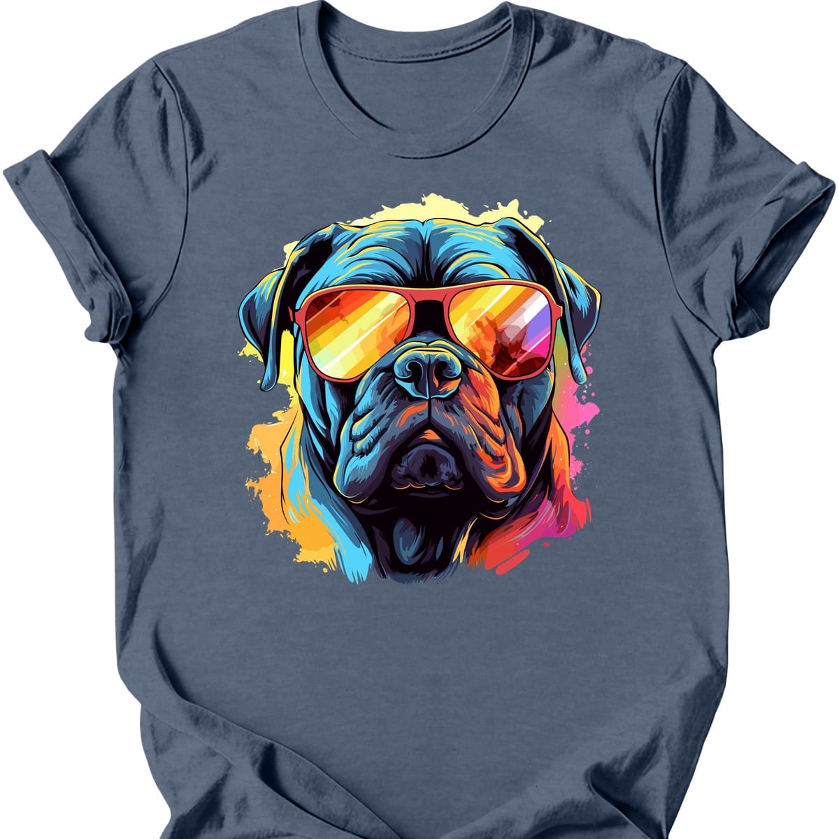 Cane Corso - Top Dog T-Shirt - Heather Indigo