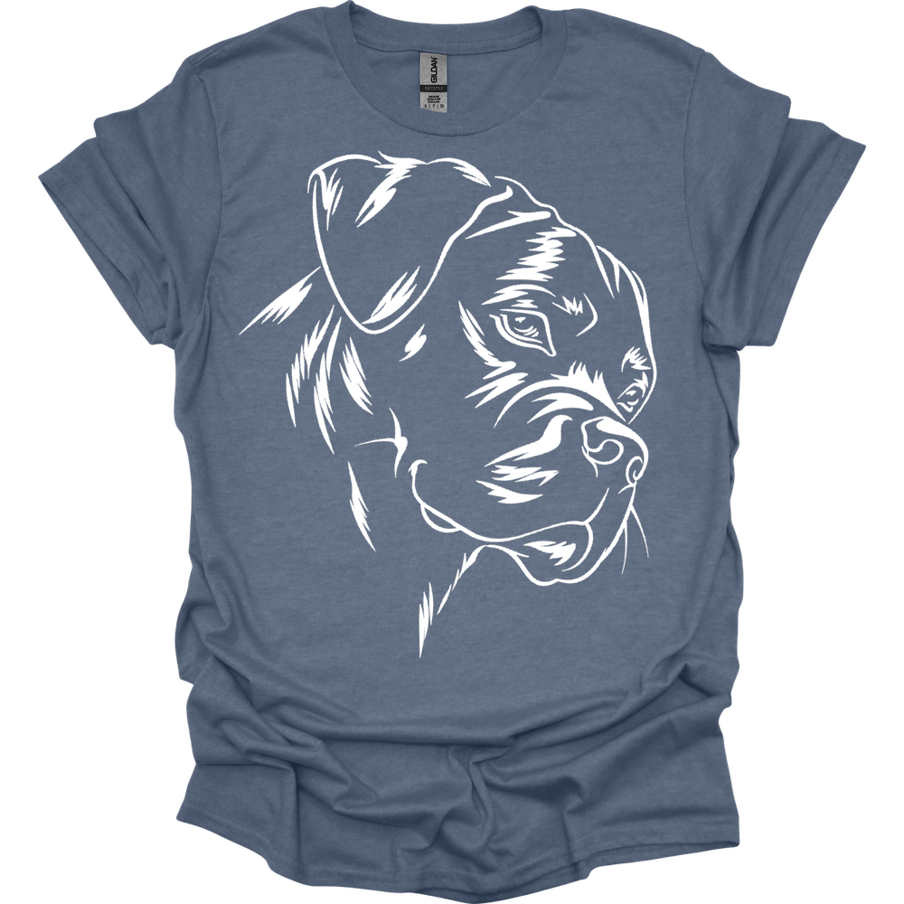Rottweiler - Line Art T-Shirt