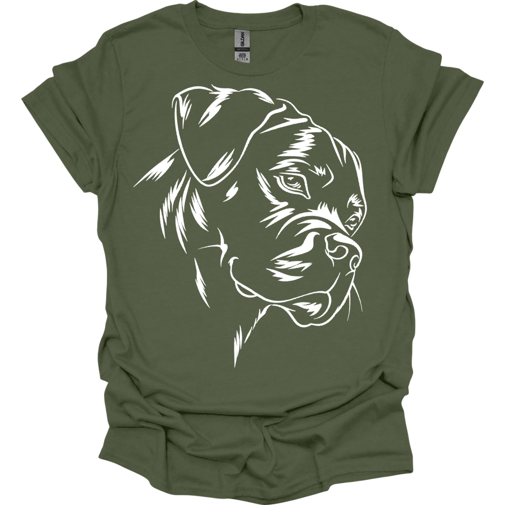 Rottweiler - Line Art T-Shirt