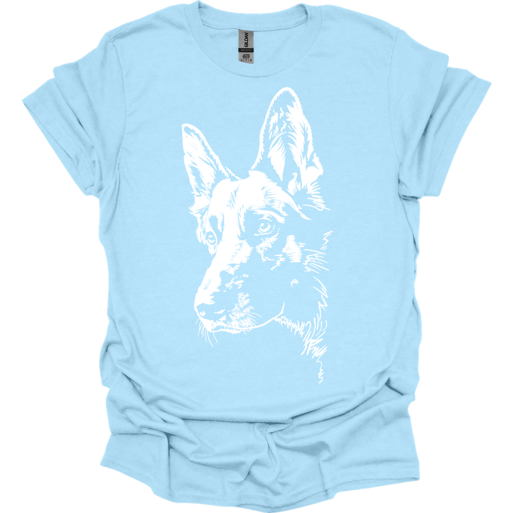 German Shepherd - Line Art T-Shirt