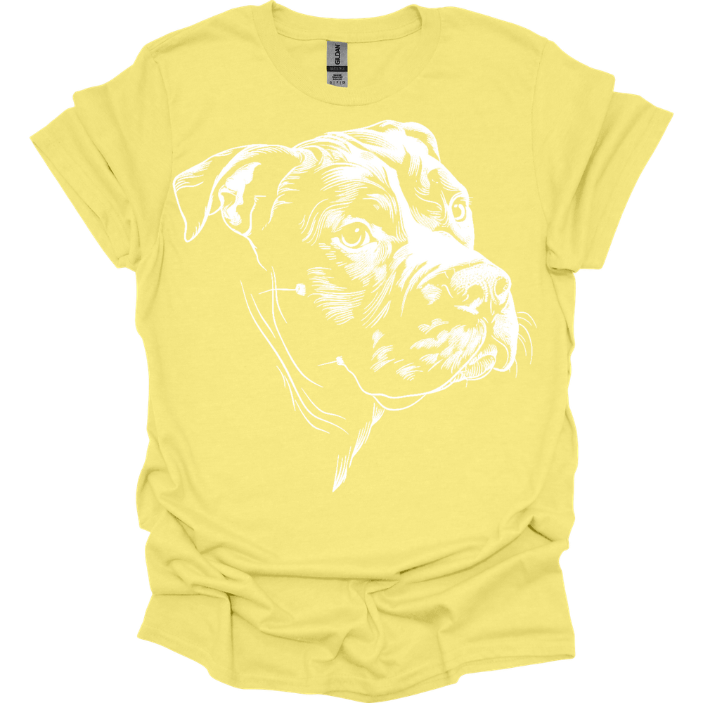 Pit Bull - Line Art T-Shirt