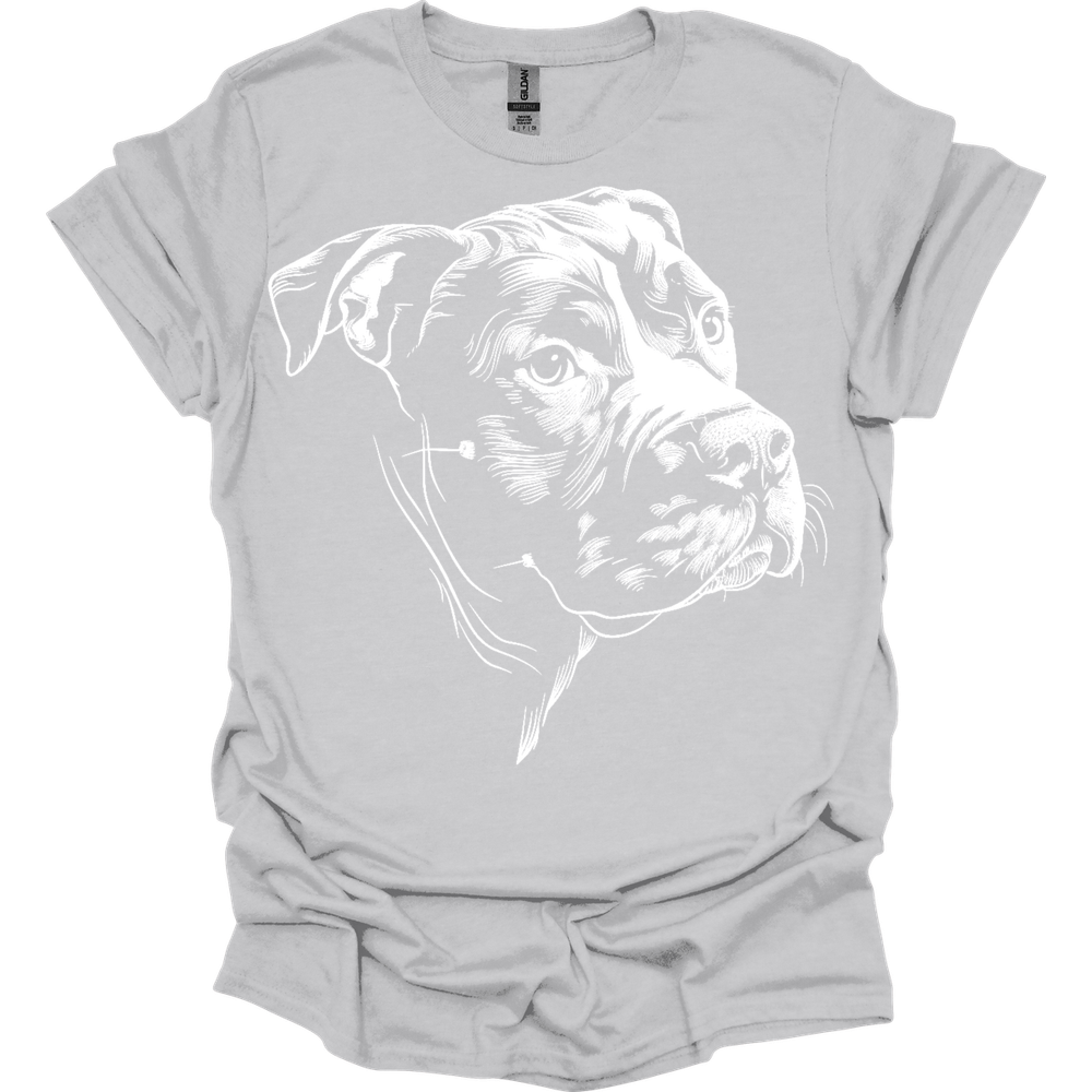 Pit Bull - Line Art T-Shirt