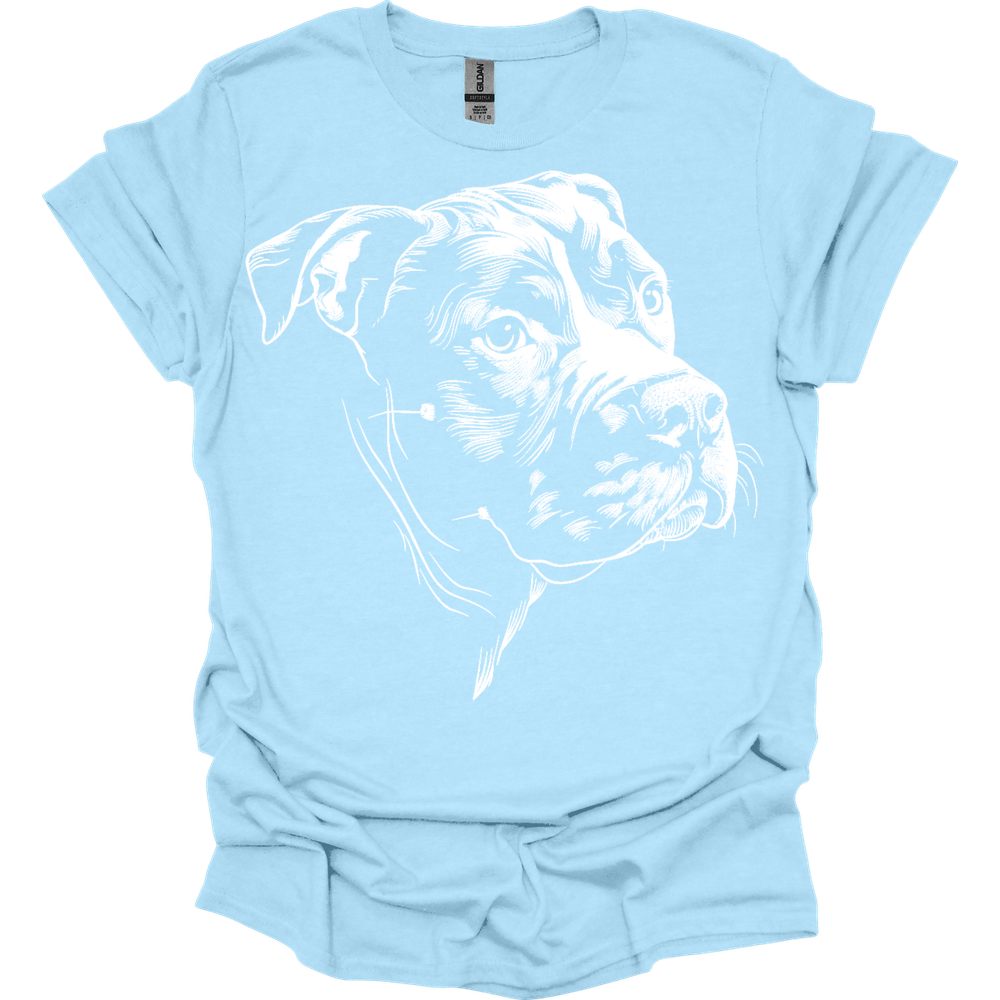 Pit Bull - Line Art T-Shirt