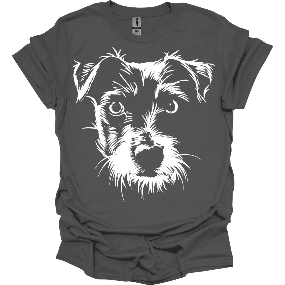 Jack Russell Terrier - Line Art T-Shirt