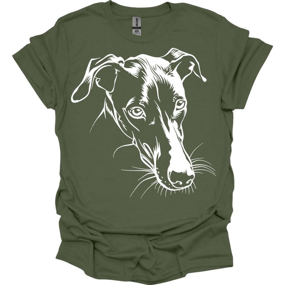 Greyhound - Line Art T-Shirt