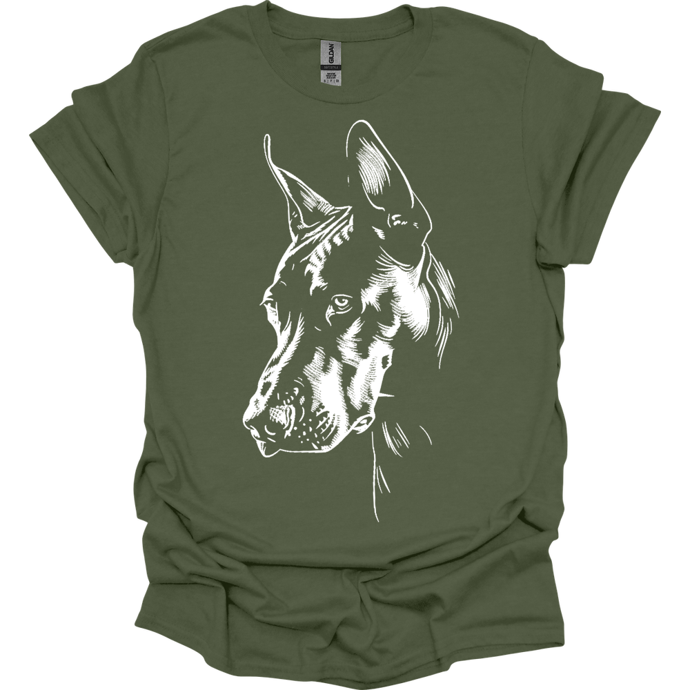 Dobermann - Line Art T-Shirt