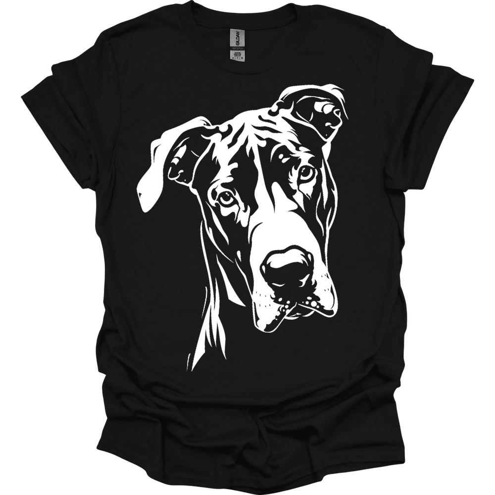 Great Dane - Line Art T-Shirt