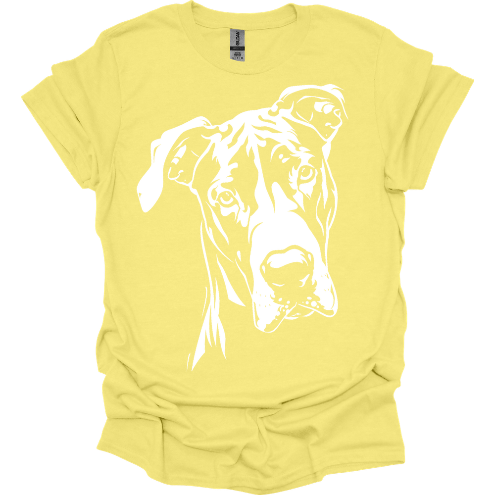 Great Dane - Line Art T-Shirt