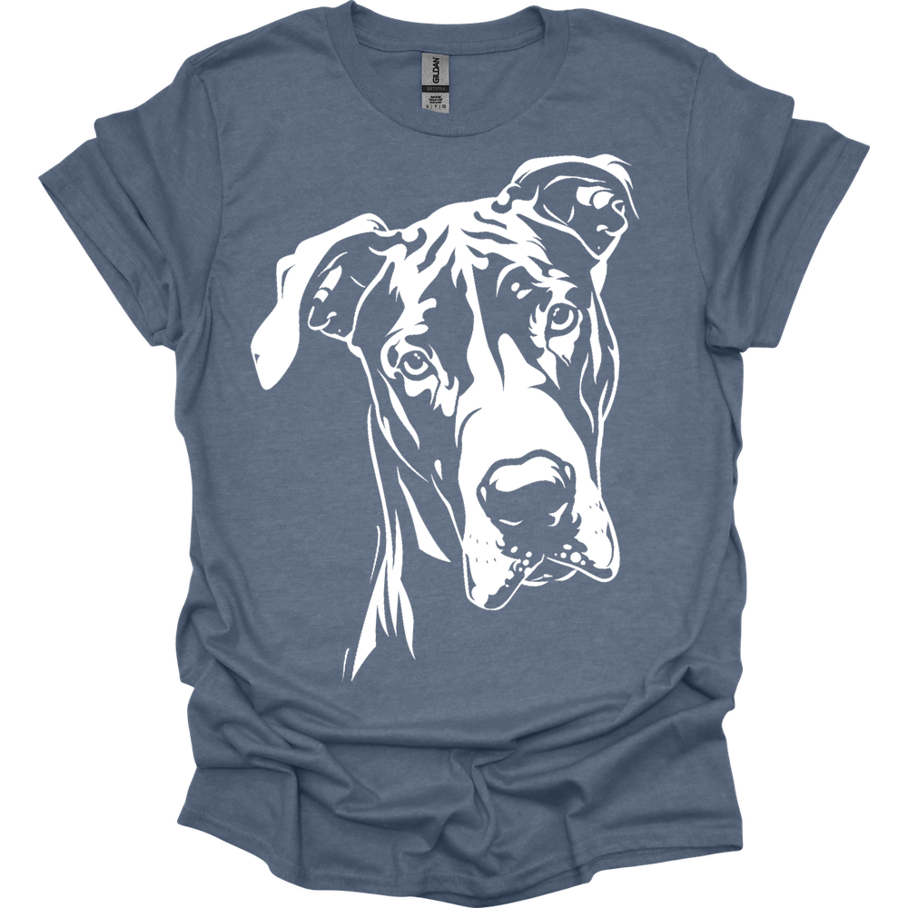 Great Dane - Line Art T-Shirt