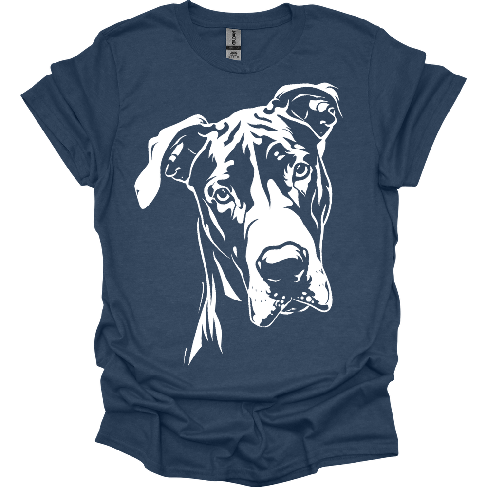 Great Dane - Line Art T-Shirt