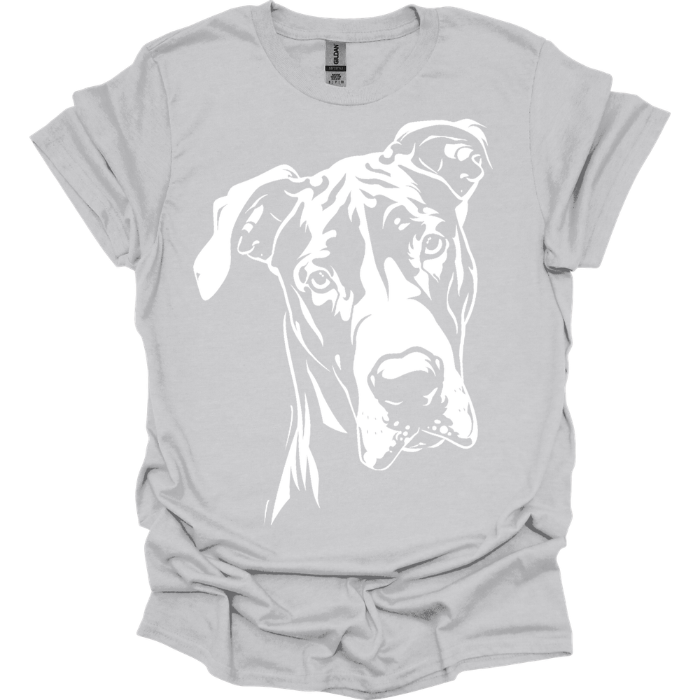 Great Dane - Line Art T-Shirt