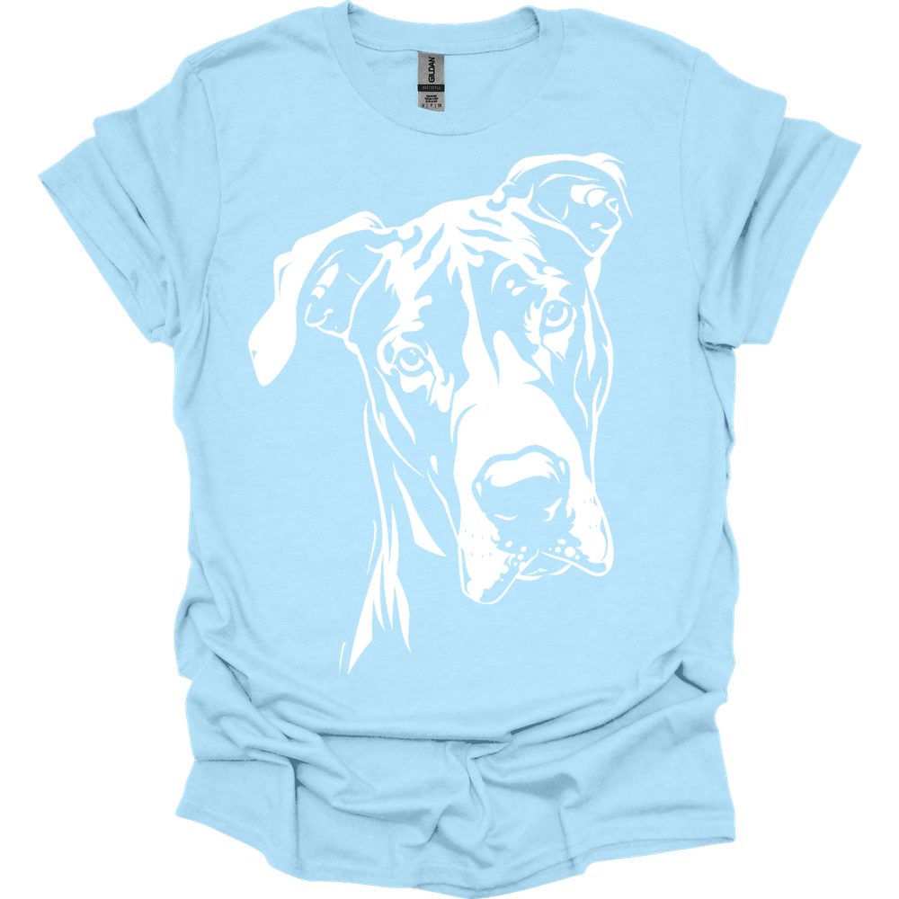 Great Dane - Line Art T-Shirt