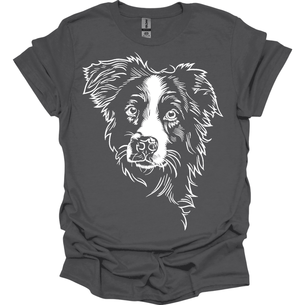 Border Collie - Line Art T-Shirt