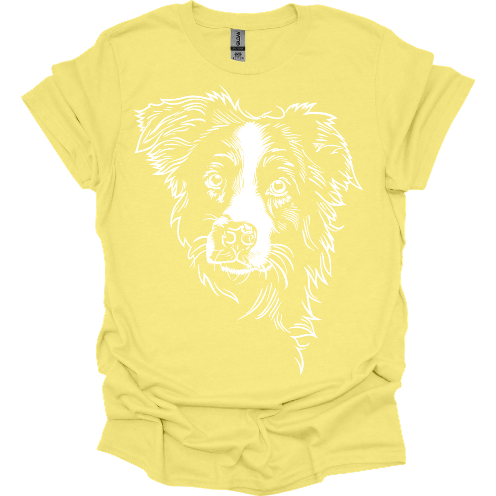 Border Collie - Line Art T-Shirt