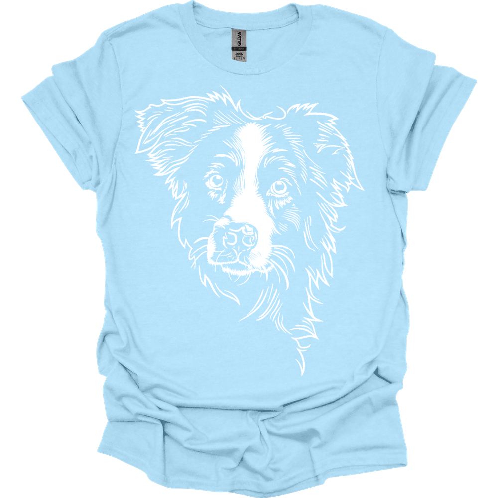 Border Collie - Line Art T-Shirt