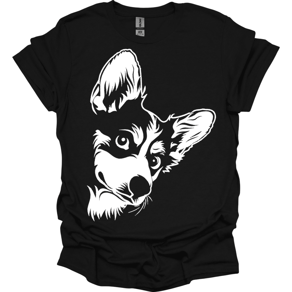Corgi - Line Art T-Shirt