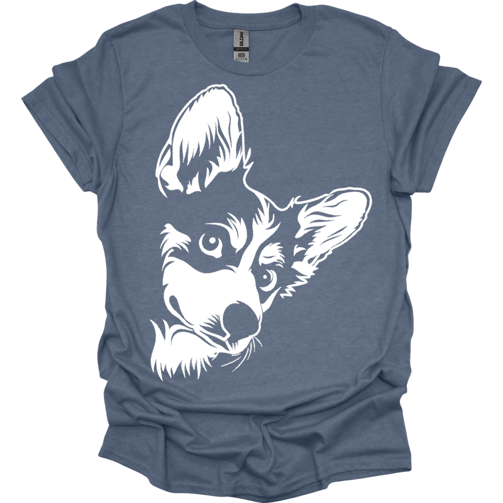 Corgi - Line Art T-Shirt