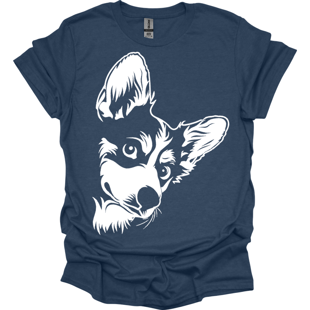 Corgi - Line Art T-Shirt
