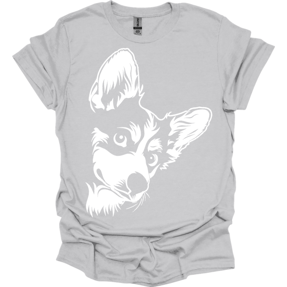 Corgi - Line Art T-Shirt