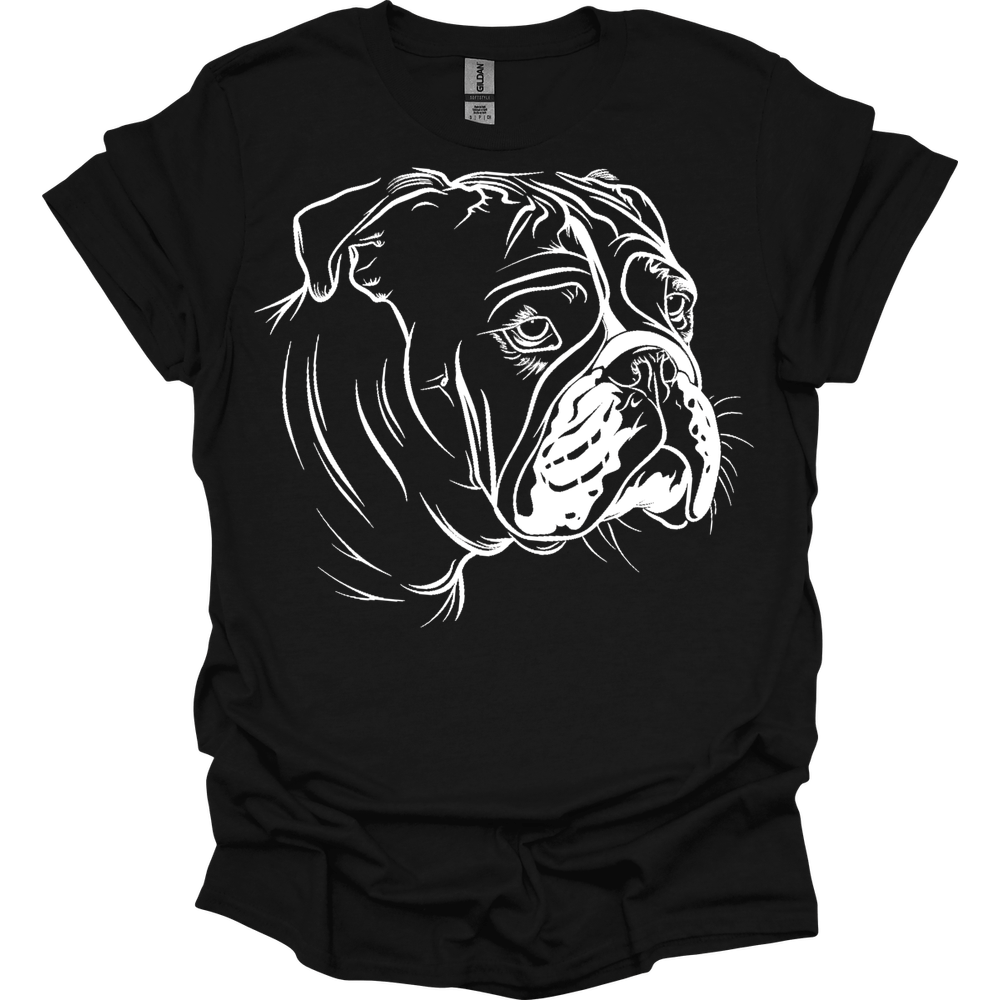 Bulldog - Line Art T-Shirt