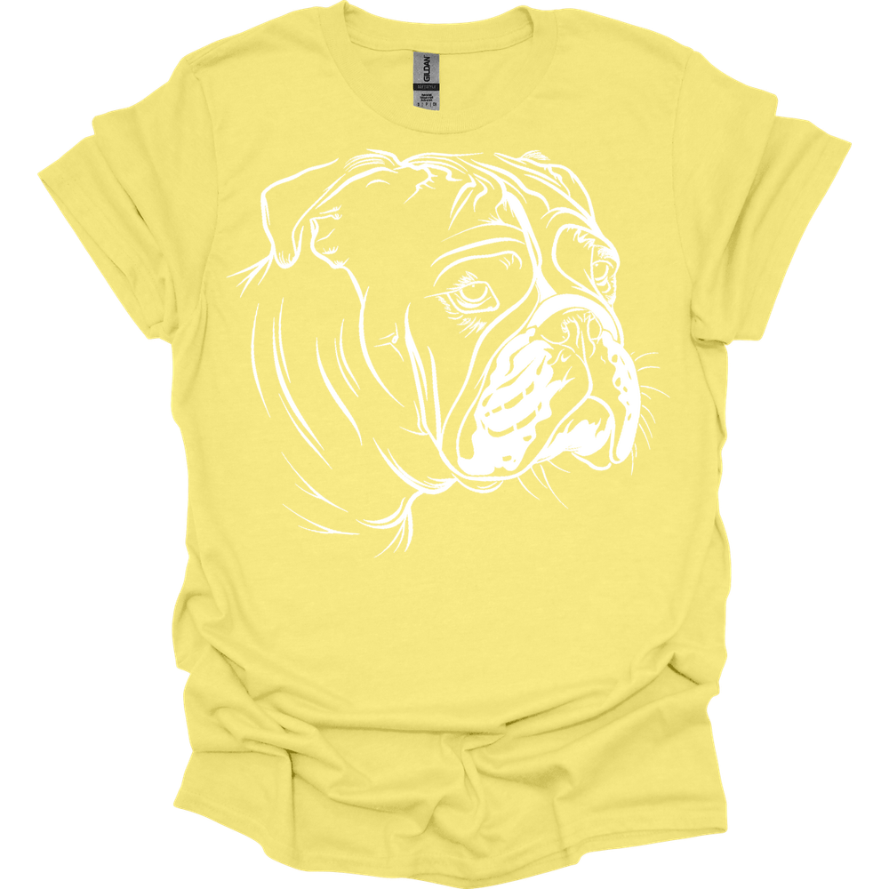 Bulldog - Line Art T-Shirt