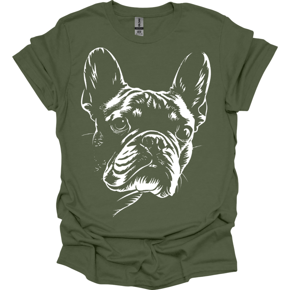 French Bulldog - Line Art T-Shirt