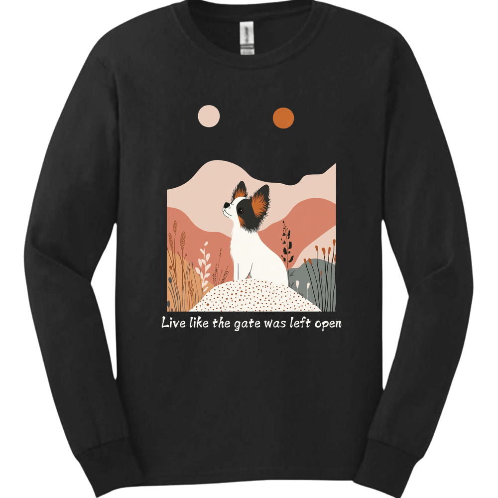 Papillon - Live Like The Gate Was Left Open Long Sleeve