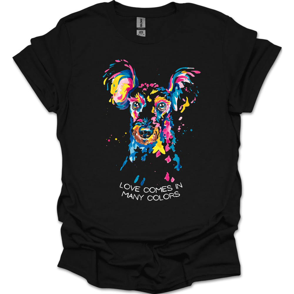 Poodle - Love Comes In Many Colors T-Shirt