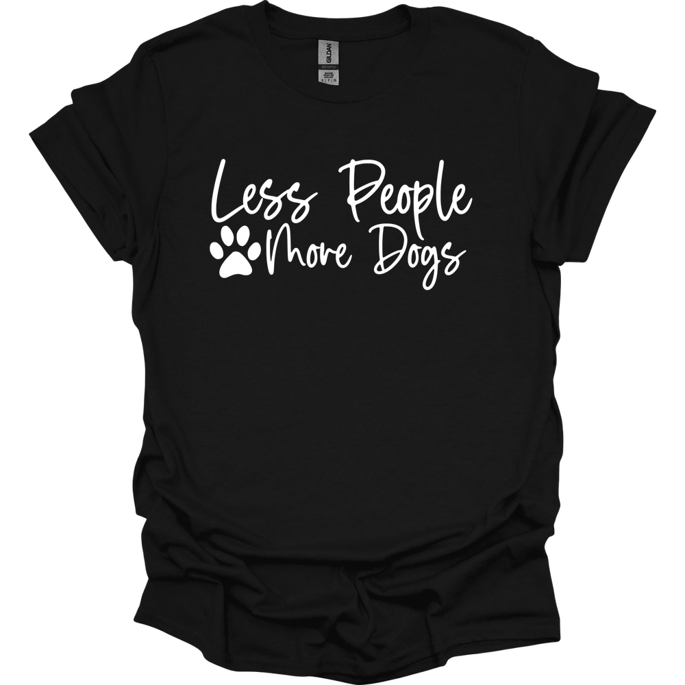 Less People More Dogs T-Shirt