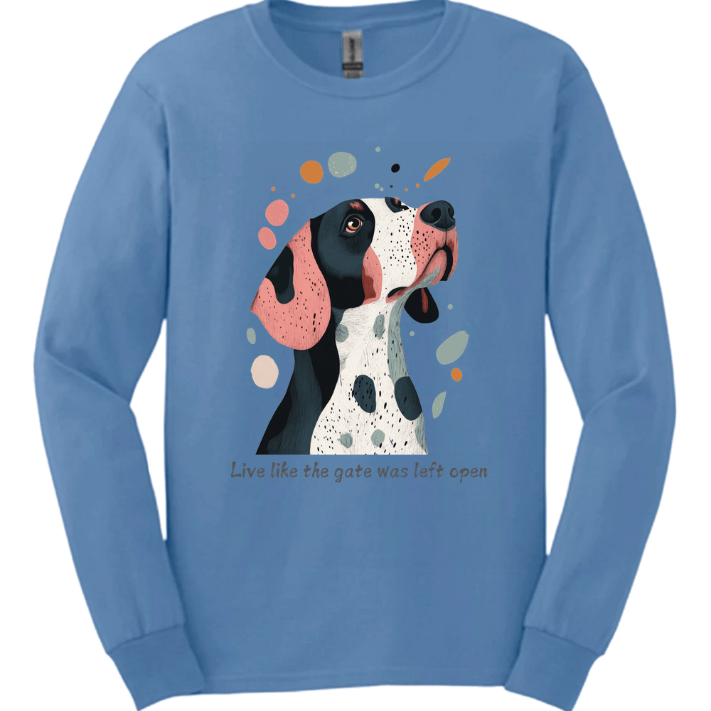 Springer Spaniel - Live Like The Gate Was Left Open Long Sleeve