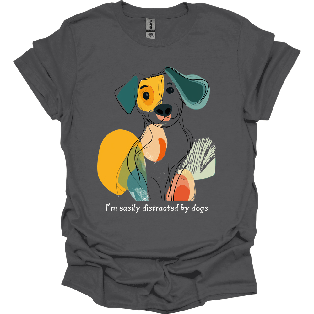 I'm Easily Distracted By Dogs 2 T-Shirt