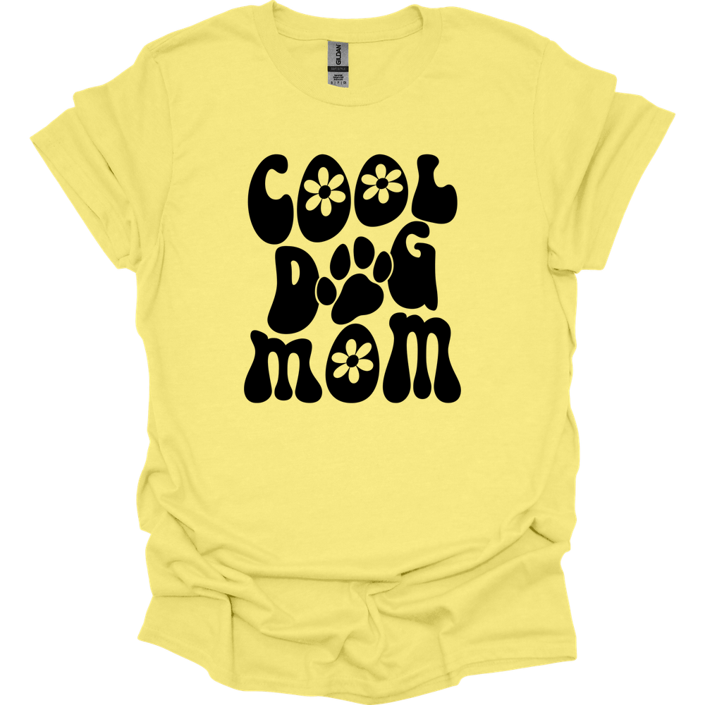 Cool Dog Mom Retro T-Shirt