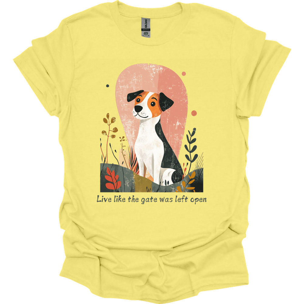 Jack Russell - Live Like The Gate Was Left Open T-Shirt