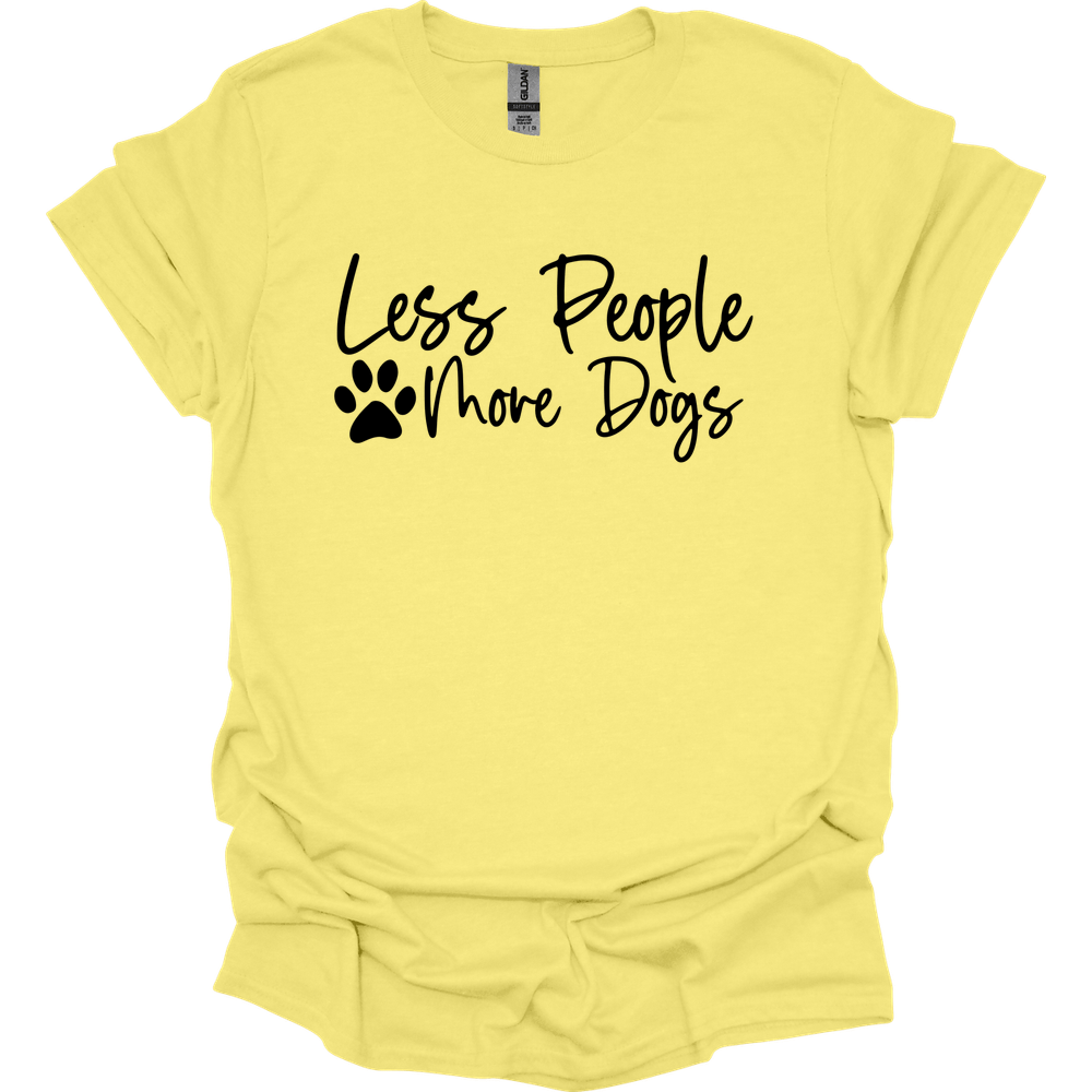 Less People More Dogs T-Shirt