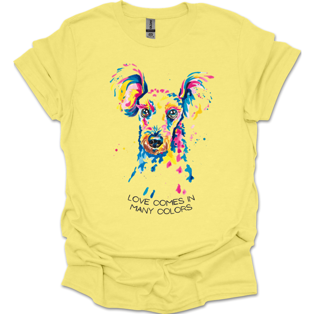 Poodle - Love Comes In Many Colors T-Shirt