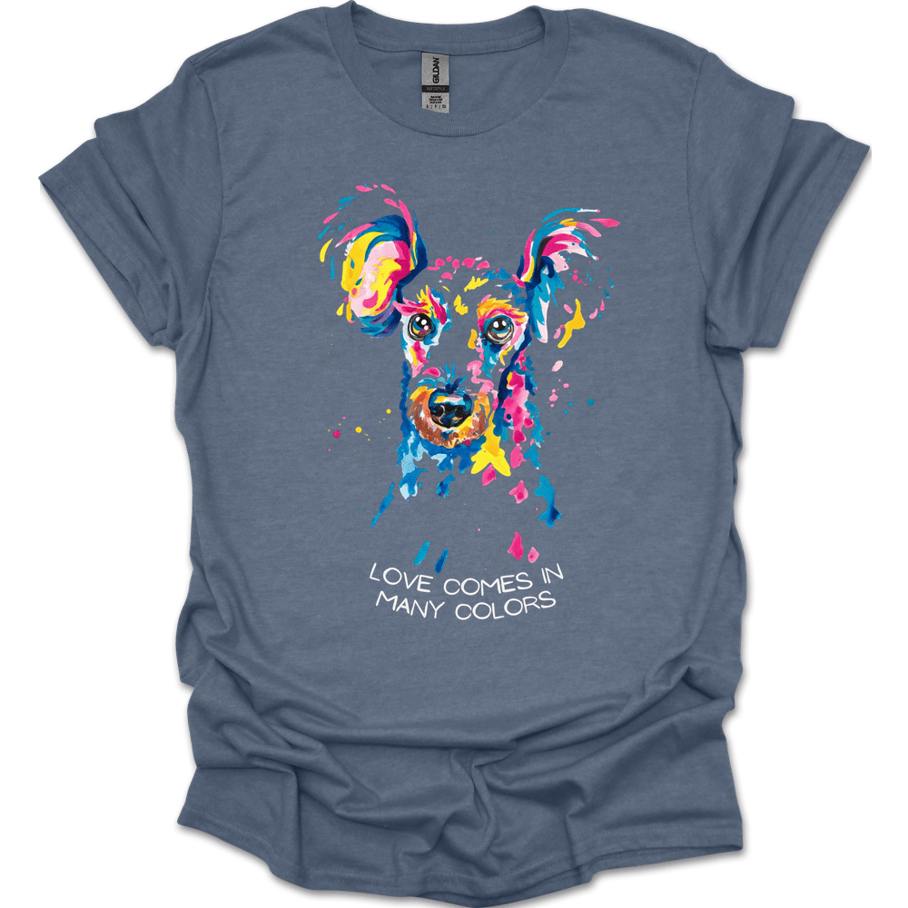 Poodle - Love Comes In Many Colors T-Shirt
