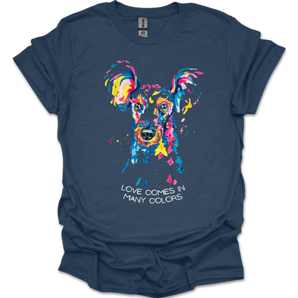Poodle - Love Comes In Many Colors T-Shirt