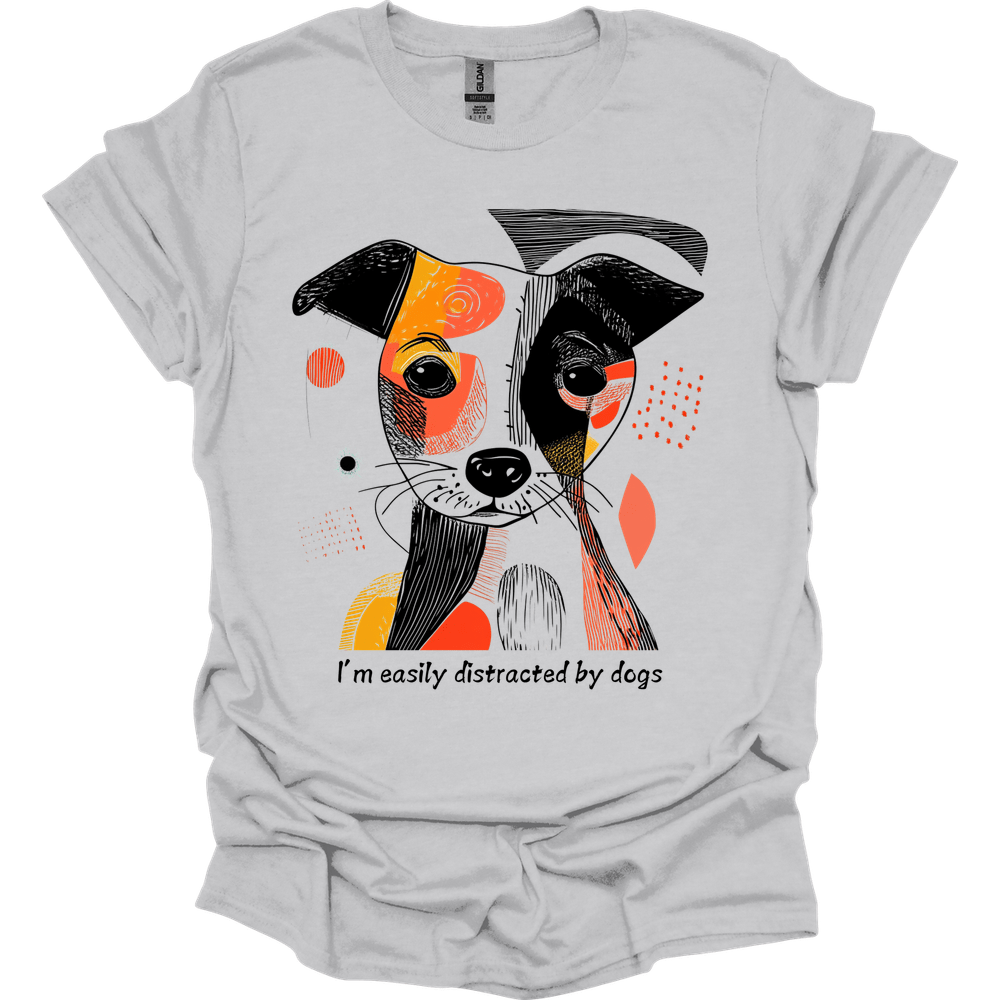 I'm Easily Distracted By Dogs 7 T-Shirt