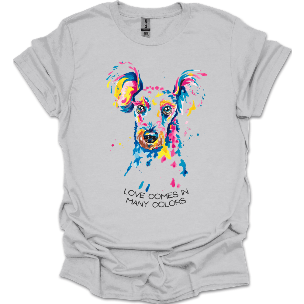 Poodle - Love Comes In Many Colors T-Shirt