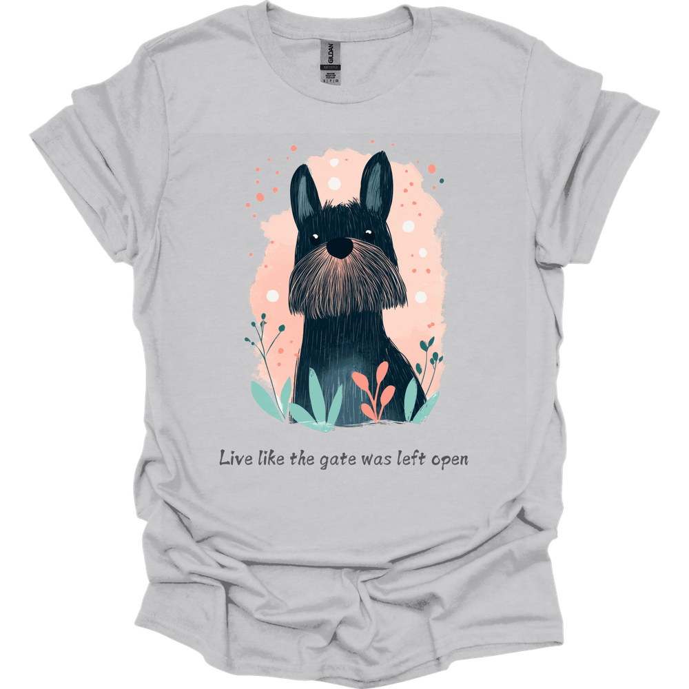 Briard - Live Like The Gate Was Left Open T-Shirt