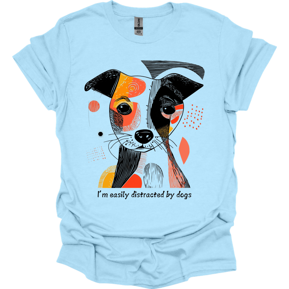 I'm Easily Distracted By Dogs 7 T-Shirt