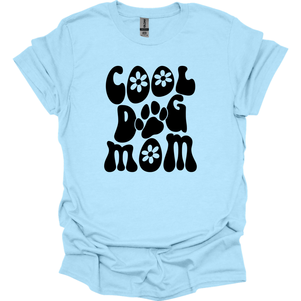 Cool Dog Mom Retro T-Shirt