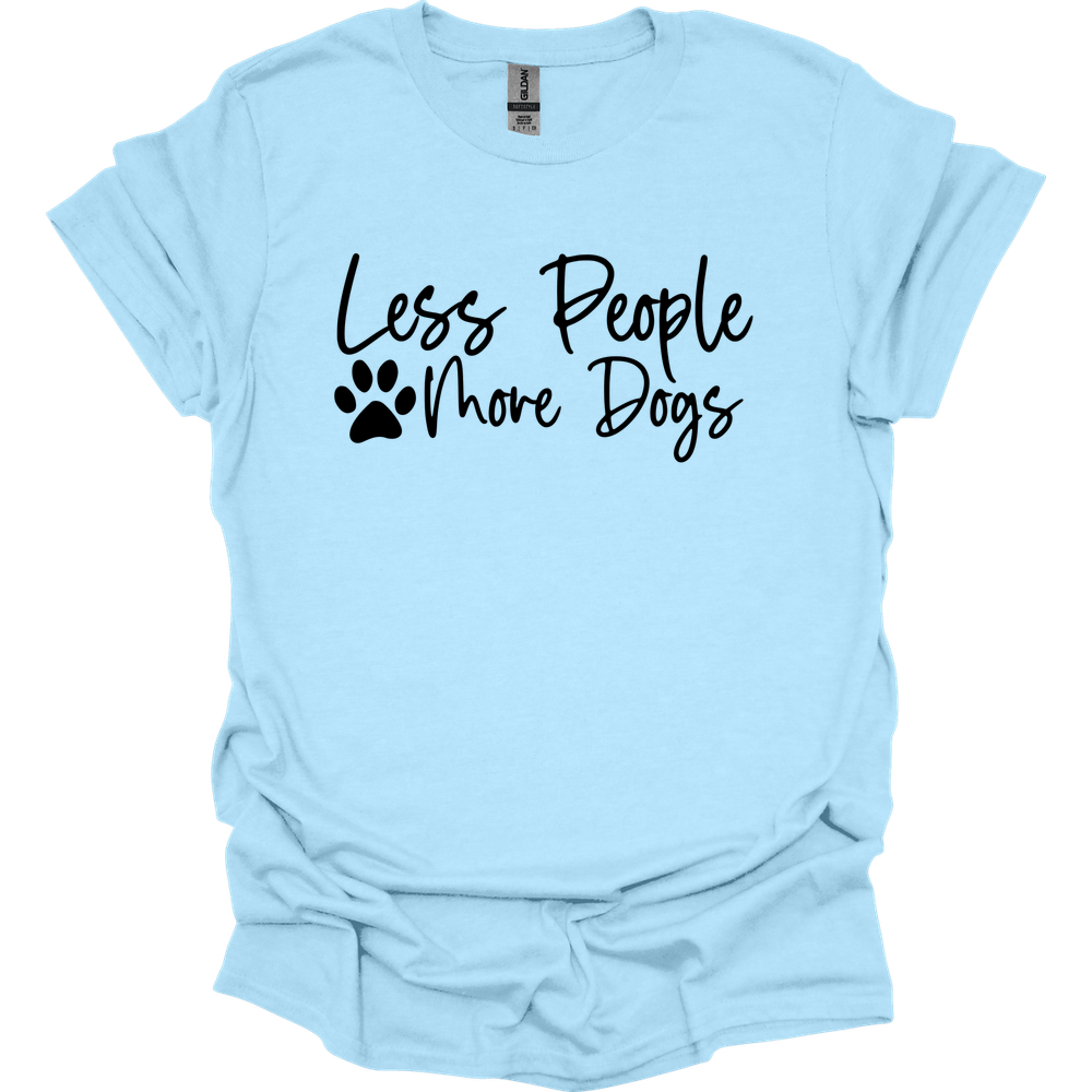 Less People More Dogs T-Shirt