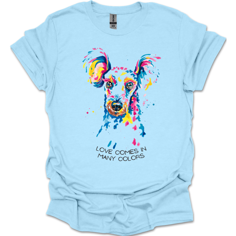 Poodle - Love Comes In Many Colors T-Shirt