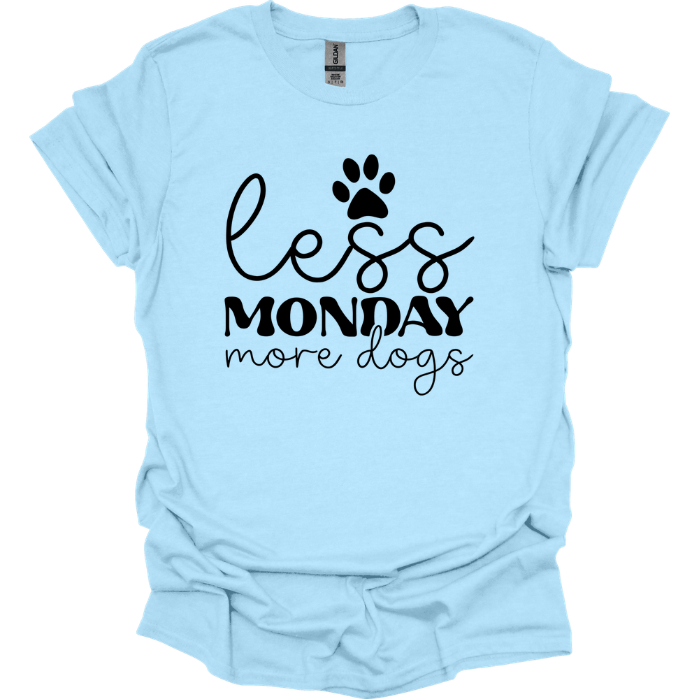 Less Monday More Dogs T-Shirt