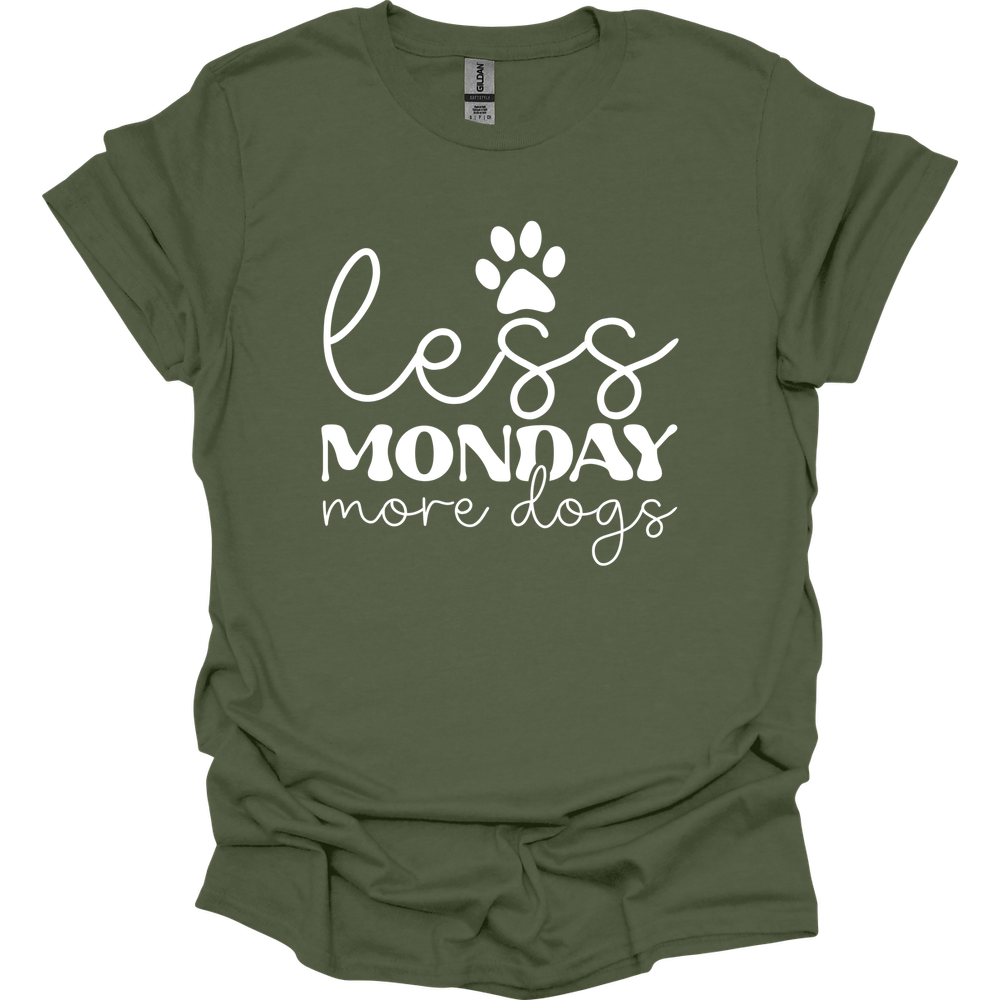Less Monday More Dogs T-Shirt