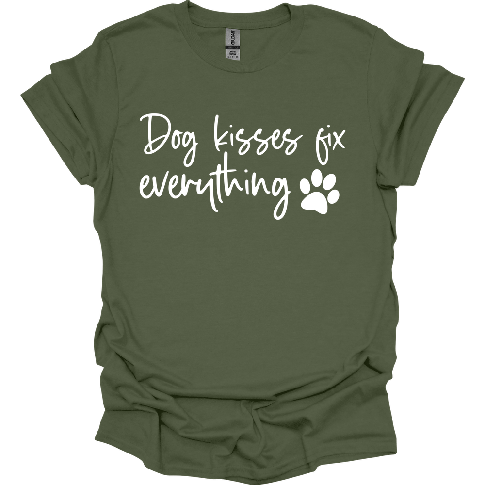 Dog Kisses Fix Everything T-Shirt