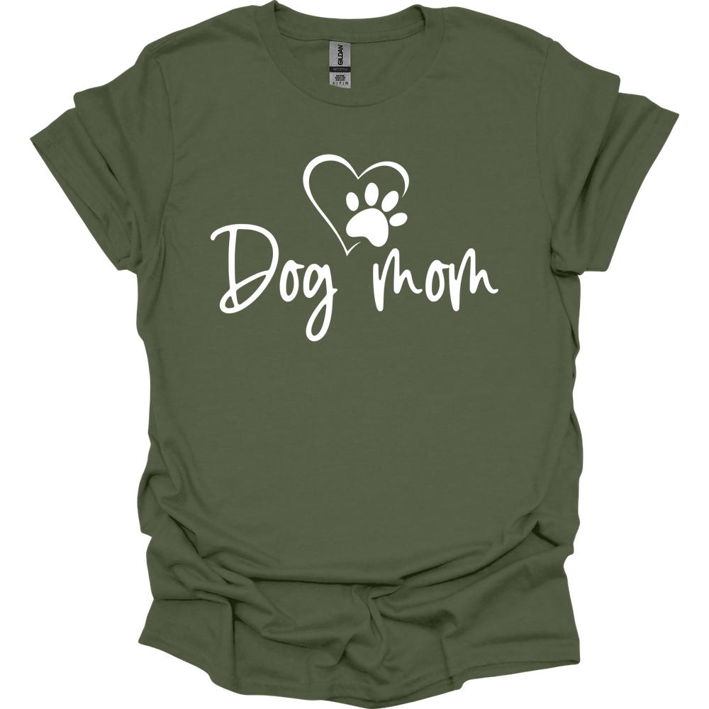 Dog Mom Heart T-Shirt